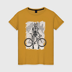 Женская футболка Real bike punk
