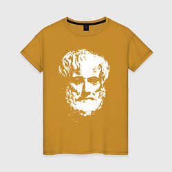 Женская футболка Аристотель портрет