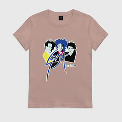 Футболка хлопковая женская Soda Stereo, цвет: пыльно-розовый