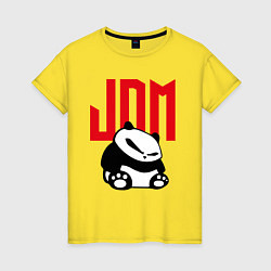 Женская футболка JDM Panda Japan Симпатяга