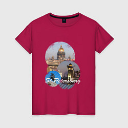 Женская футболка Санкт-Петербург Россия