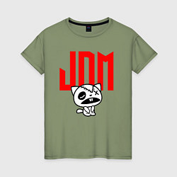 Женская футболка JDM Kitten-Zombie Japan