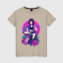 Женская футболка Восходящая рок-звезда