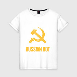 Женская футболка Atomic Heart: Russian Bot