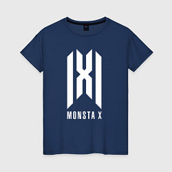 Женская футболка Monsta x logo