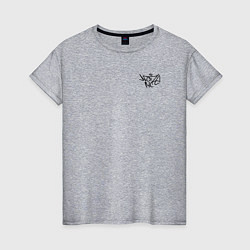 Женская футболка Noize mc нойз мс logo