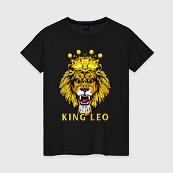 Женская футболка KING LEO Король Лев