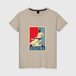 Женская футболка Benzema