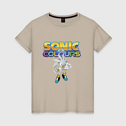 Женская футболка Silver Hedgehog Sonic Video Game