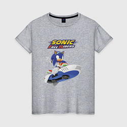 Женская футболка Sonic Free Riders Hedgehog Racer