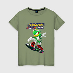 Женская футболка Jet-the-hawk Sonic Free Riders Реактивный ястреб С