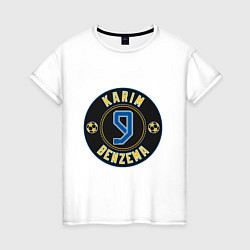Женская футболка Benzema 9