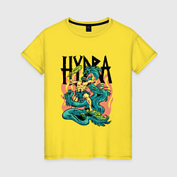 Женская футболка Лернейская гидра и Геракл Hydra versus Hercules