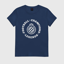 Женская футболка Club Brugge Чемпионы Легенды