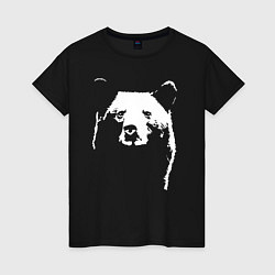 Женская футболка Медвежий лик