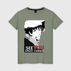 Женская футболка Spike Spiegel