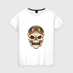 Женская футболка Biker - Skull