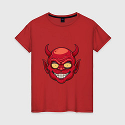 Женская футболка Красный демон