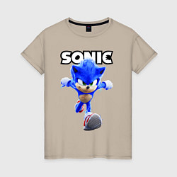 Женская футболка Sonic the Hedgehog 2022