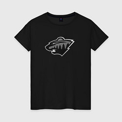 Женская футболка Minnesota Wild Серый