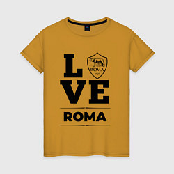 Женская футболка Roma Love Классика