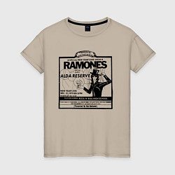 Женская футболка Live at the Palladium, NY - Ramones