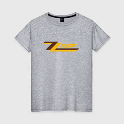Женская футболка ZZ top logo