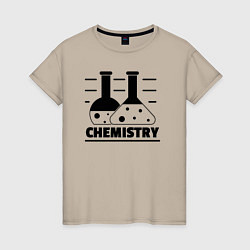 Женская футболка CHEMISTRY химия