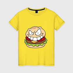 Женская футболка Страшный Бургер