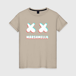 Женская футболка MARSHMELLO МАРШМЕЛЛОУ NEON