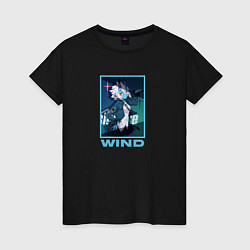 Женская футболка Девушка голубого ветра Zenless Zone Zero
