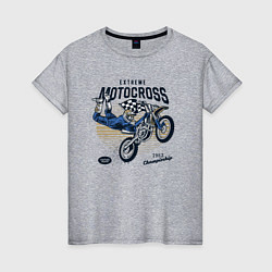 Женская футболка MOTOCROSS Мотокросс