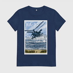 Женская футболка Вертолет КА-52