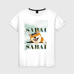 Женская футболка Sabai shiba