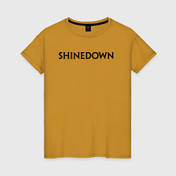 Женская футболка Shinedown лого