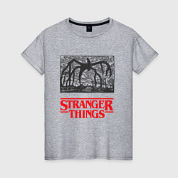 Женская футболка Истязатель Разума - Монстр Паук Stranger Things