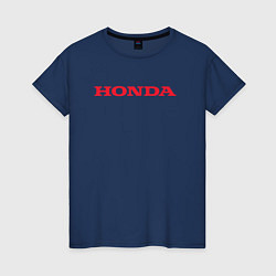 Женская футболка HONDA ХОНДА LOGO спина