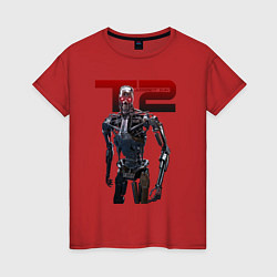 Женская футболка Terminator 2 - T800