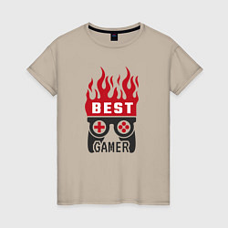 Женская футболка Best Gamer Лучший геймер