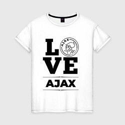 Женская футболка Ajax Love Классика