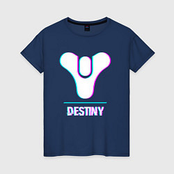 Женская футболка Destiny в стиле Glitch Баги Графики