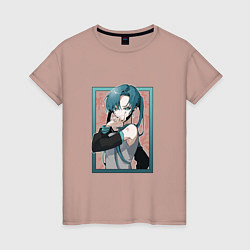 Женская футболка Hatsune Miku Drain