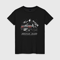 Женская футболка Nissan Skyline Скайлайн