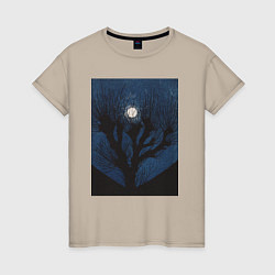 Женская футболка Moon Light Луна