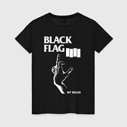 Женская футболка BLACK FLAG РУКА