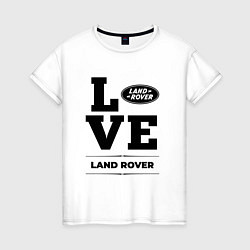 Женская футболка Land Rover Love Classic