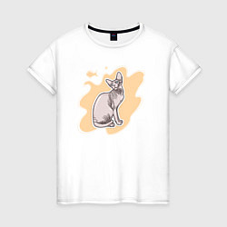 Женская футболка Донской сфинкс Кошки