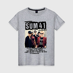 Женская футболка SUM 41 PIECES