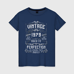 Женская футболка Винтаж 1979 этикетка