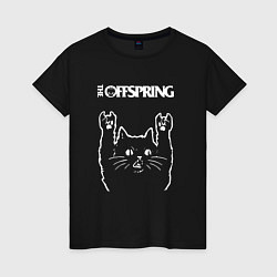 Женская футболка The Offspring Рок кот
